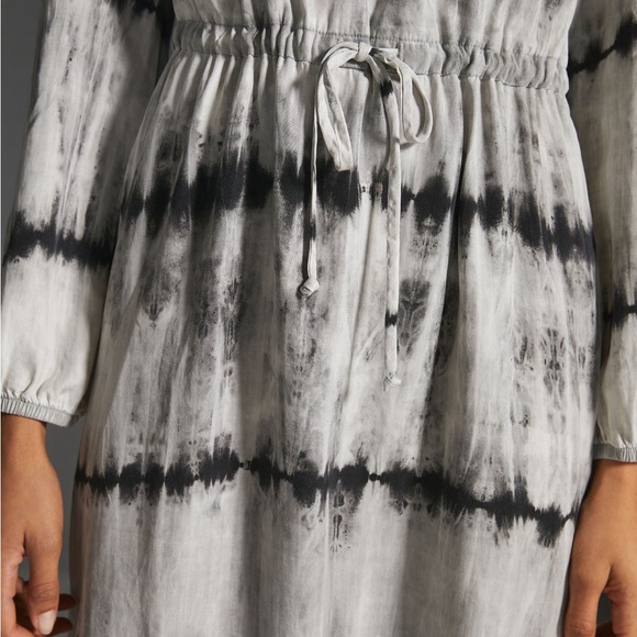 Cloth and stone drawstring midi dress from Anthropology - Picture 3 of 4